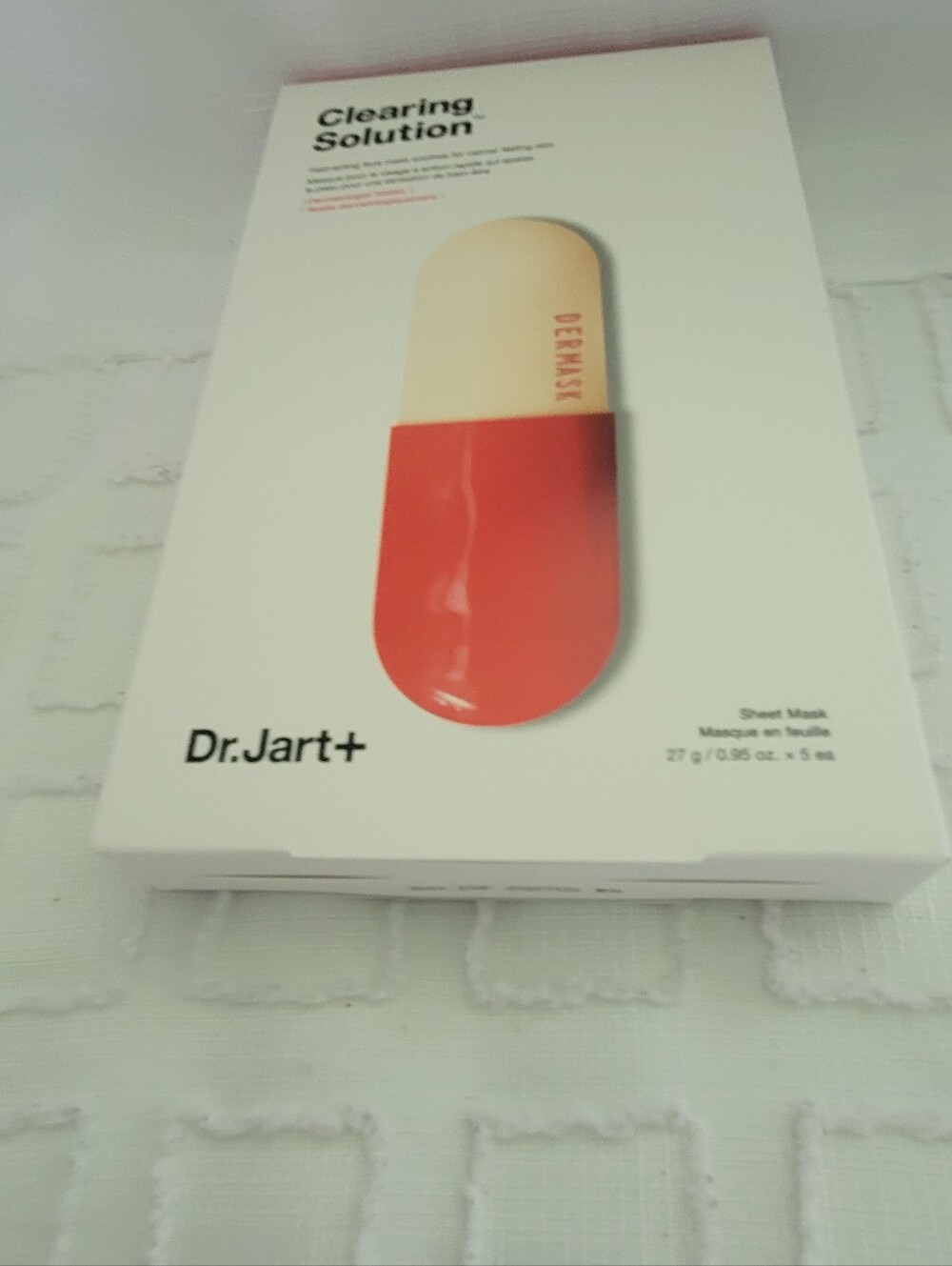 Dr.Jart+ Clearing Solution Sheet Mask - Red/Cream Capsule Design